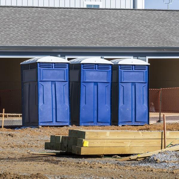 Heavy-duty construction site porta potty in Fort Bragg, California